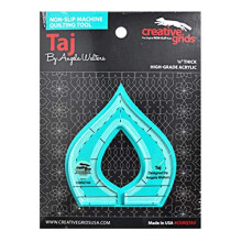 Strumento di cucito creativo per quilting - Taj - CGRQTA5 - Made in USA, righello in acrilico antiscivolo