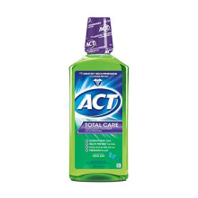 Act, Bain de Bouche Anticaries Total Care au Fluorure, Sans Alcool, Menthe Fraîche, 33,8 fl oz (1 L)