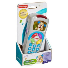 Fisher-Price Baby Lärande Lektoy Skratt & Lär Hundens Fjärrkontroll med Musik & Ljus för Utveckling