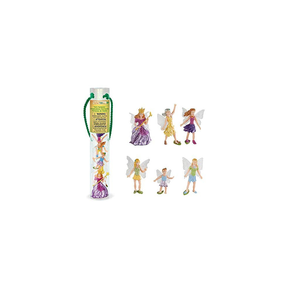 Safari Ltd Fairy Fantasies Toy Figurine TOOB Including 6 Winged Fairies