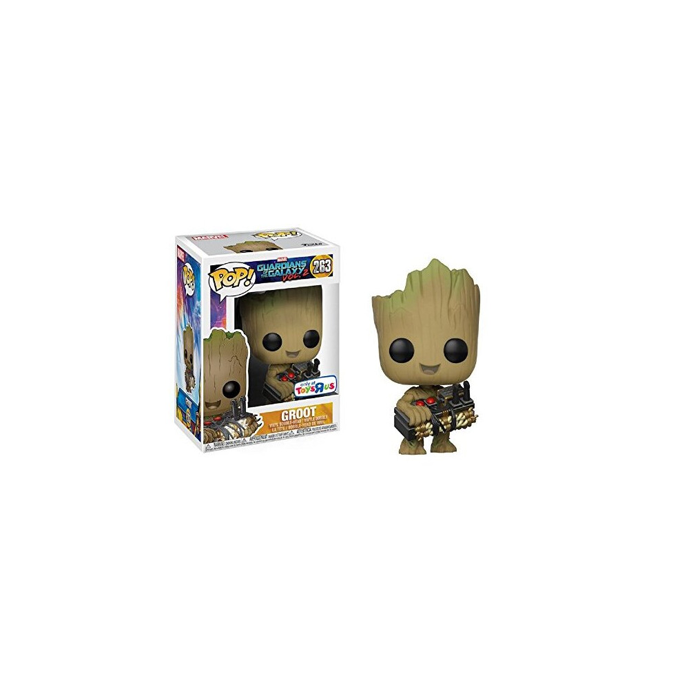 Funko Pop! Marvel guardians of the galaxy Vol. 2 groot #263 (Holding Bomb) Toys R Us Exclusive