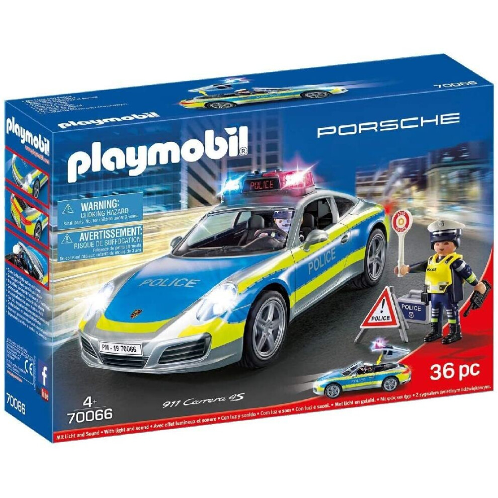 Playmobil 70066 Porsche 911 Carrera 4S Police Car