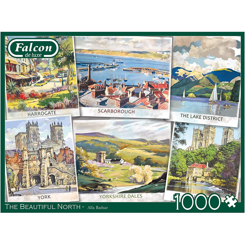 Falcon de luxe - The Beautiful North 1000 Piece Jigsaw Puzzle