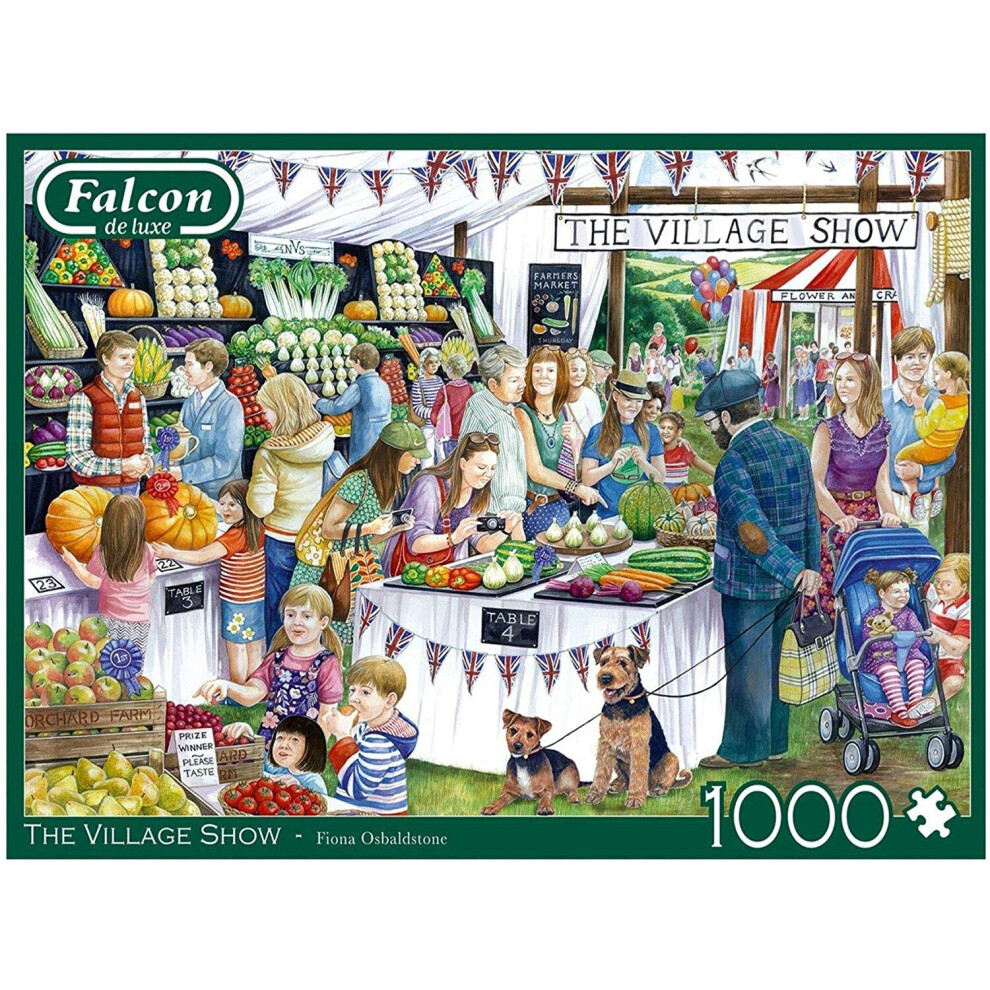Falcon De Luxe - The Village Show 1000 Piece Jigsaw Puzzle