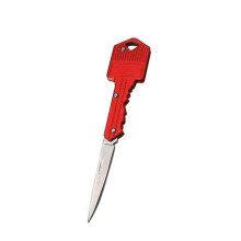 (red) Mini Key Knife Letter Camp Outdoor Keyring Ring Keychain Fold Open Opener Pocket Package Survive gadget Multi Tool Blade Box kit