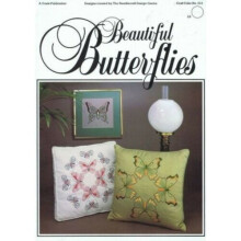 Beautiful Butterflies Embroidery Pattern Including Iron Ons