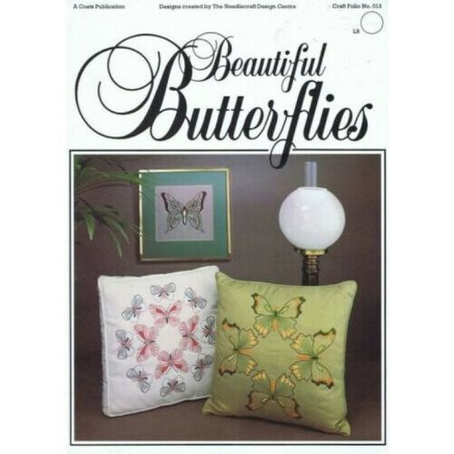 Beautiful Butterflies Embroidery Pattern Including Iron Ons