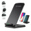 (BLACK) Wireless Charger USB Fast Charging Dock Stand 2