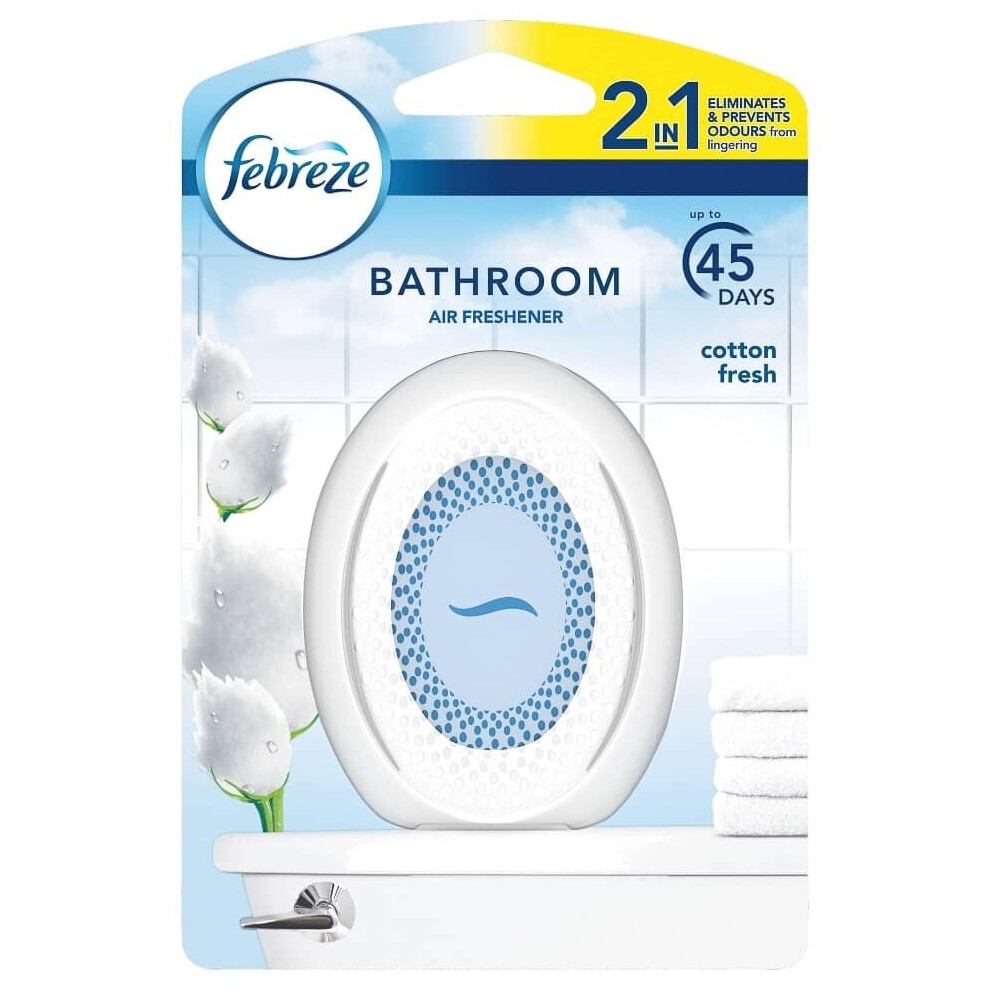 Febreze Bathroom Air Freshener Odor Elimination Cotton Fresh