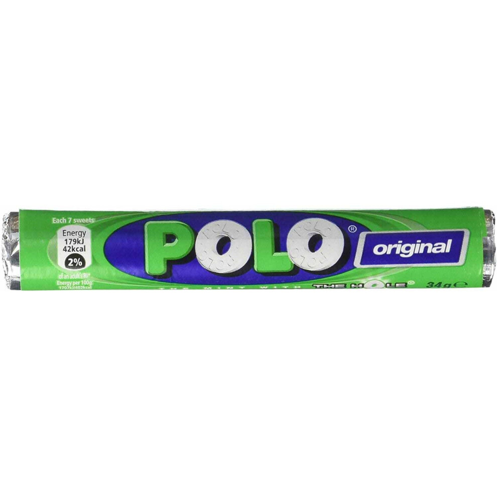 NESTLE POLO Mints Box of 32 Rolls of 34g Tubes (Original)