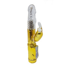 Rotating “Rabbit” Vibrator (Gold)