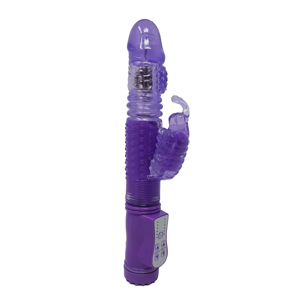 Rotating "Rabbit" Vibrator (Purple) XL