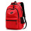(Red) Unisex Waterproof Rucksack With USB Charging Port 1
