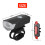 Bike Bicycle Light USB LED Rechargeable Set Mountain Cycle Front Back Headlight 3