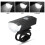 Bike Bicycle Light USB LED Rechargeable Set Mountain Cycle Front Back Headlight 4