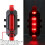 Bike Bicycle Light USB LED Rechargeable Set Mountain Cycle Front Back Headlight 6