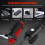 Bike Bicycle Light USB LED Rechargeable Set Mountain Cycle Front Back Headlight 5