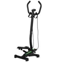 HOMCOM Free-Standing Exercise Stepper With Resistance Bands