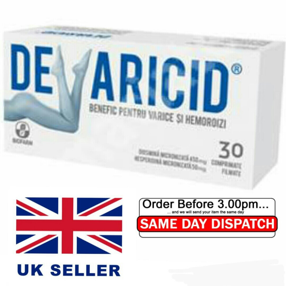 DEVARICID 30 cps - It removes the sensation of heavy, tired and swollen feet