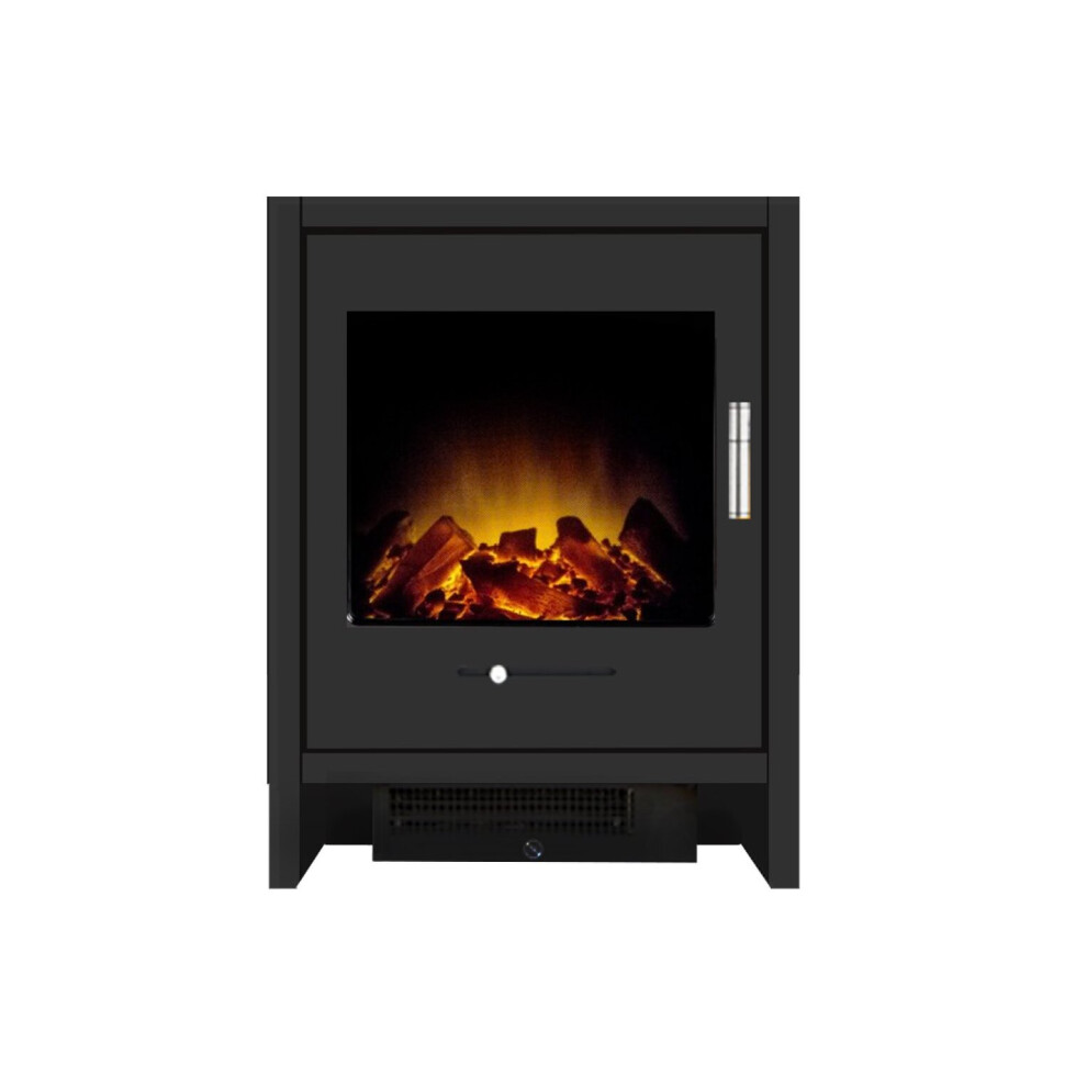 Adam Bergen Electric Stove in Charcoal Grey