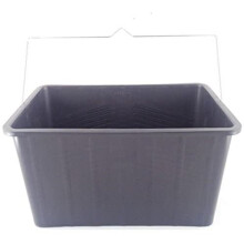 Pro Paint Bucket 15 Litre Capacity Skuttle Black Oblong Bucket Bowl with Metal Handle