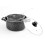 URBN-CHEF Non Stick Deep Fat Fryer | Black Marble Design Chip Pan Pot 4