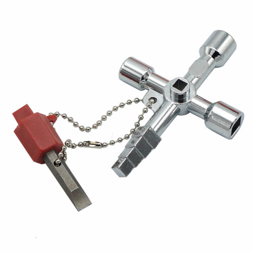 Universal Utility Key Multi Functional Screwdriver Adaptor Radiator Key Utility Boxes Amtech S4602