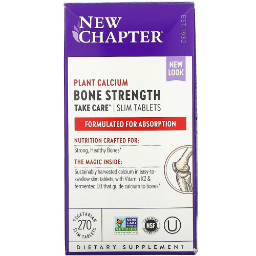 New Chapter, Bone Strength Take Care, 270 Vegetarische Slim Tabletten