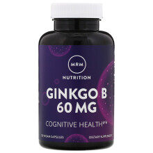 MRM Nutrition, Ginkgo B, 60 mg, 120 Vegane Kapseln
