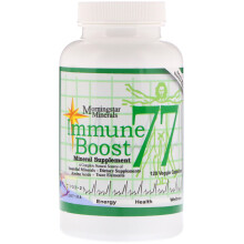 Morningstar Minerals, Immun Boost 77, 120 Vegetarische Kapseln