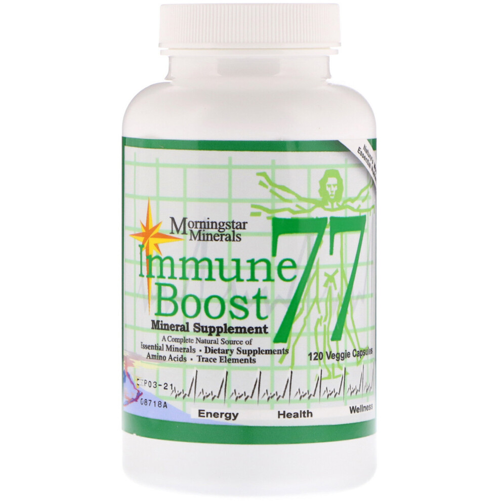 Morningstar Minerals , Immune Boost 77, Mineral Supplement, 120 Veggie Capsules