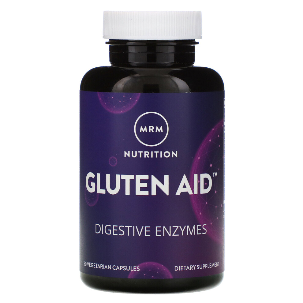 Mrm , Nutrition, Gluten Aid, 60 Vegetarian Capsules