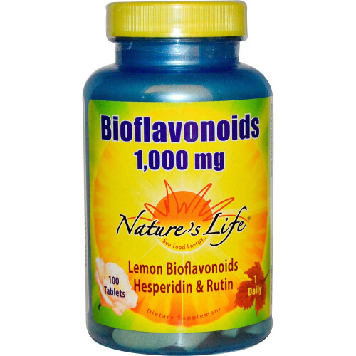 Nature's Life, Bioflavonoide, 1.000 mg, 100 Tabletten