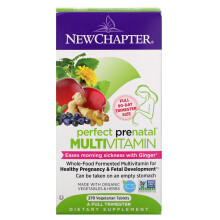 New Chapter, Advanced Perfect Prenatal Multivitamin, 270 Vegetarische Tabletten