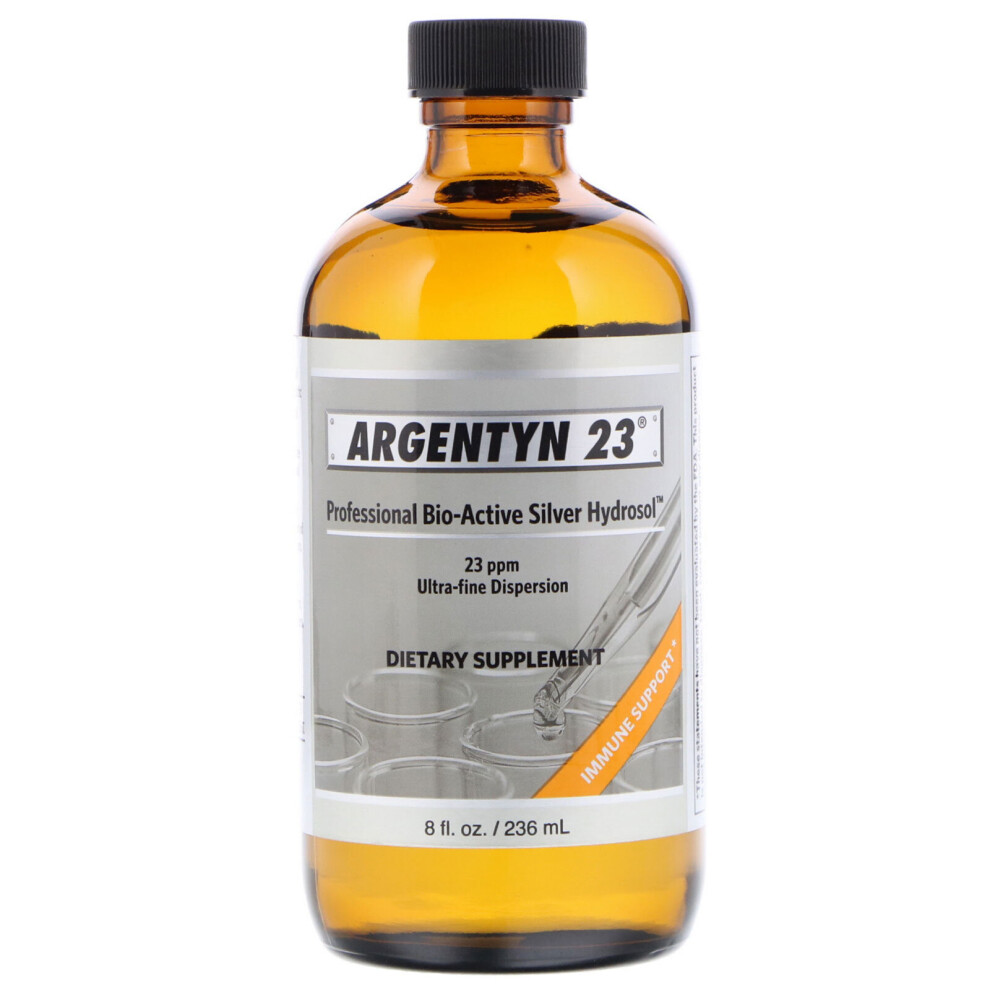 Sovereign Silver , Argentyn 23, Professional Bio-Active Silver Hydrosol, 8 Fl Oz (236 Ml)