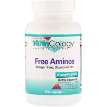Nutricology, Acides Aminés Libres, 100 Végicapsules