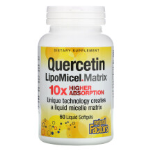 Natural Factors, Quercetin LipoMicel Matrix, 60 Flüssigweichkapseln