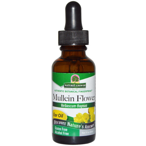 Nature's Answer, Huile d'Oreille Fleur de Molène, Sans Alcool, 1 fl oz (30 ml)