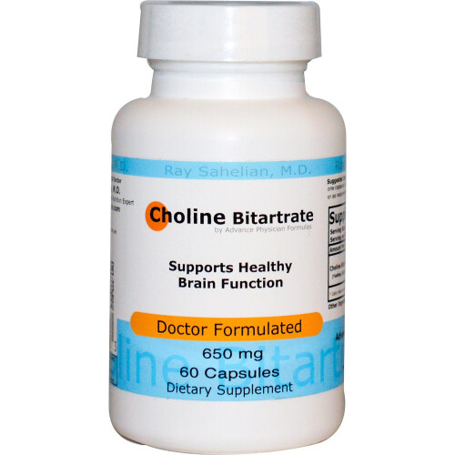 Advance Physician Formulas, Cholinbitartrat, 260 mg, 60 Kapseln