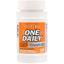 21st Century, One Daily, Femmes 50+, Multivitamines Multiminéraux, 100 Comprimés