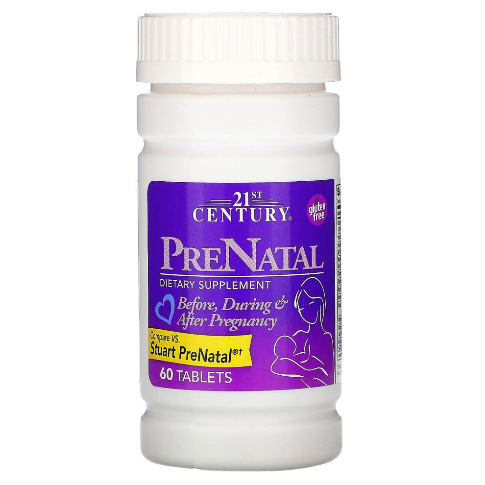 21St Century , Prenatal, 60 Tablets