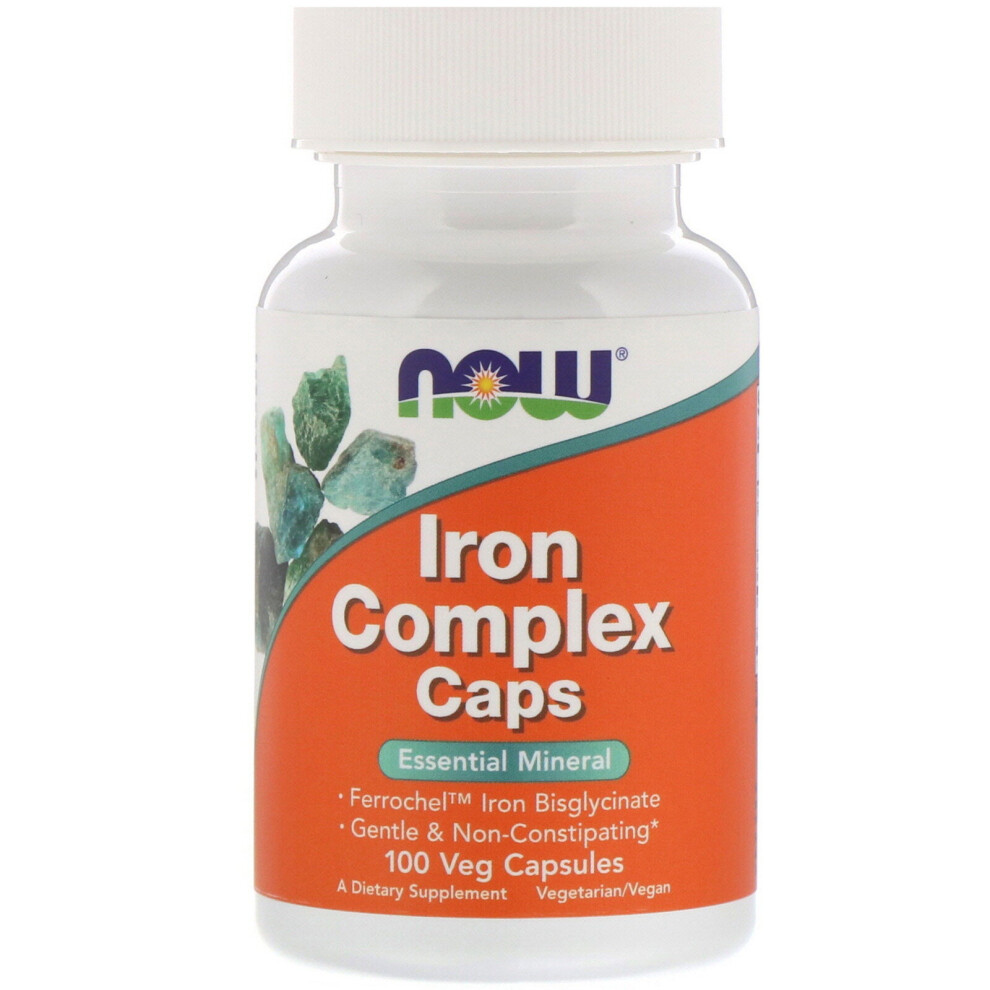 Now Foods , Iron Complex Caps, 100 Veg Capsules