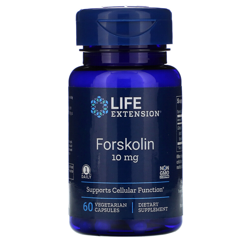 Life Extension , Forskolin, 10 Mg, 60 Vegetarian Capsules