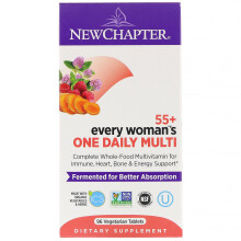 New Chapter, Every Woman's One Daily 55+ Multivitamin, 96 vegetarische Tabletten