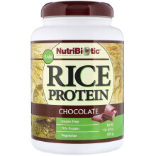 NutriBiotic, Protéine de Riz Brut, Chocolat, 1 lb 6,9 oz (650 g)