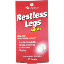 NatraBio, Restless Legs, 60 Tablets