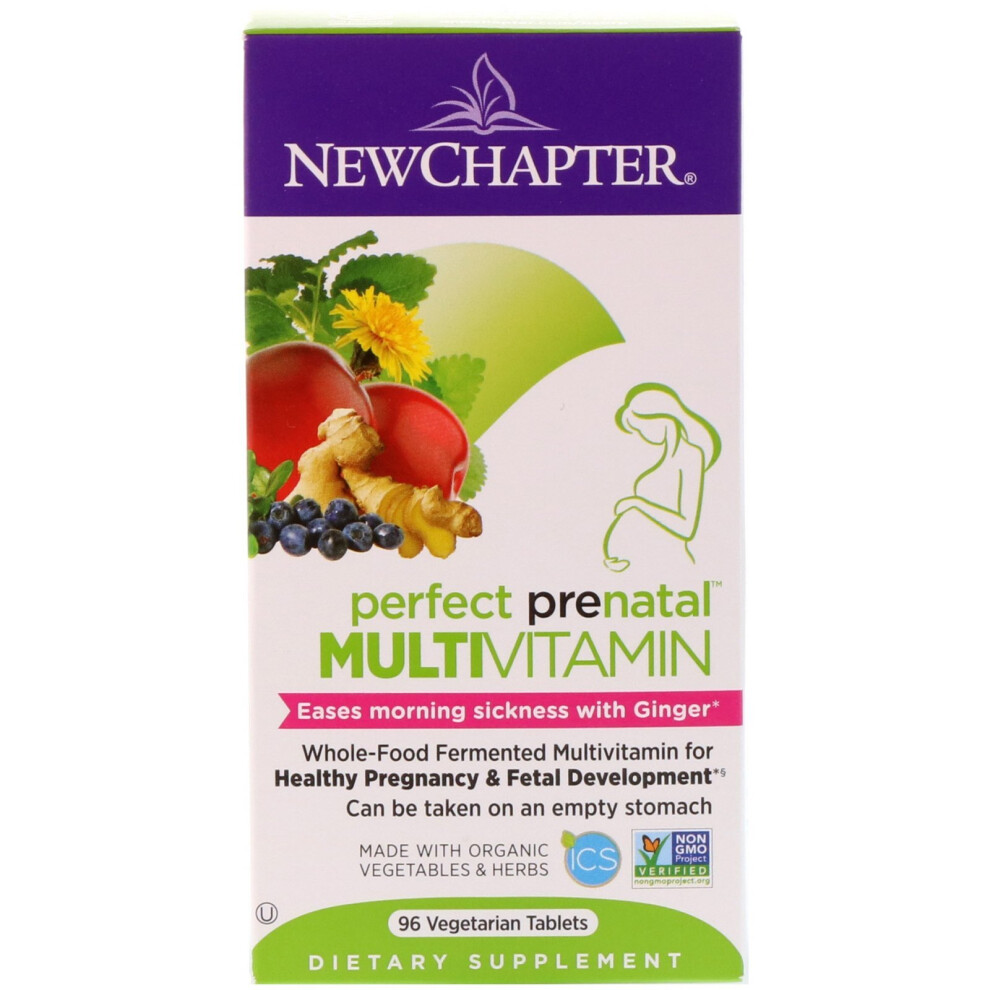 New Chapter , Perfect Prenatal Multivitamin, 96 Vegetarian Tablets