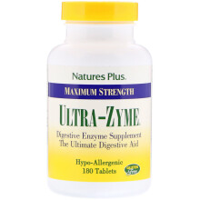 NaturesPlus, Ultra-Zyme, Force Maximale, 180 Comprimés