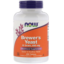 NOW Foods, Bierhefe, 200 Tabletten