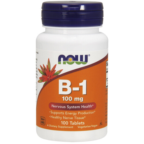 NOW Foods NOW Foods, B-1, 100 mg, 100 Comprimés